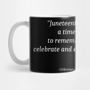 Quote About Juneteenth Day Mug